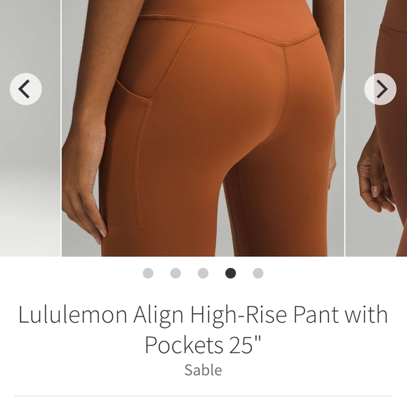 lululemon Align HR Pant With Pockets- NEW 25" - Picture 2 of 5